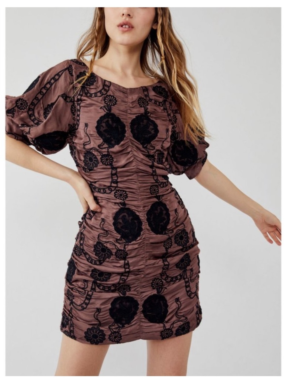 Free People embroidered dress